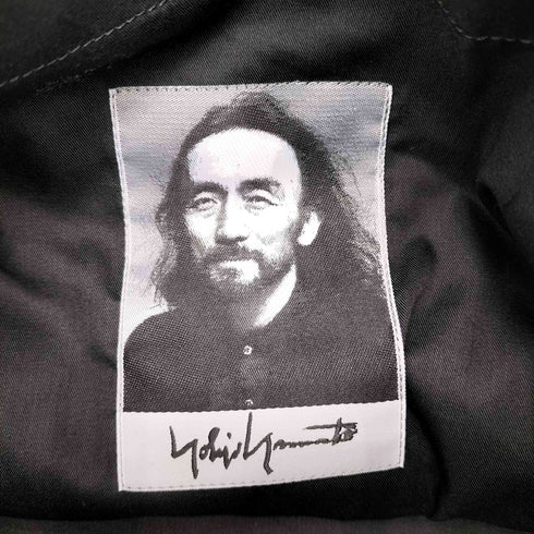ヨウジヤマモト Yohji Yamamoto SIGNATURE LEATHER MINI TOTE BAG メンズ